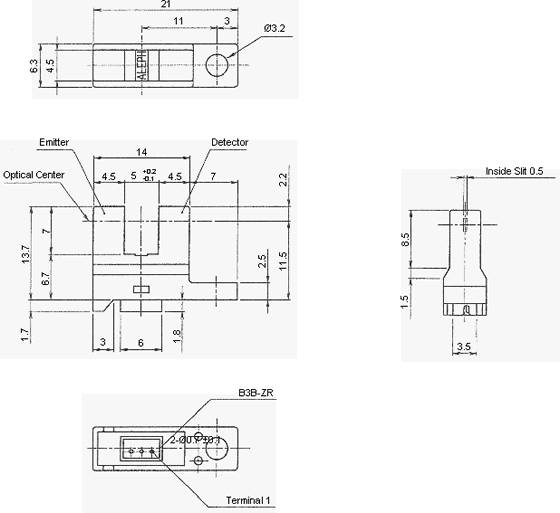 Aleph OJ-451 Interruptor Type Opto Sensor