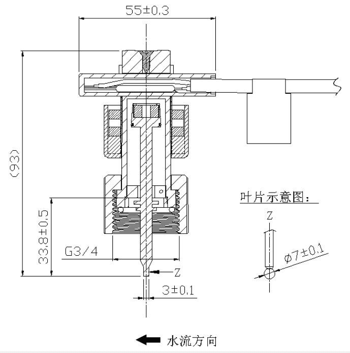 OT-06-50L outline drawing